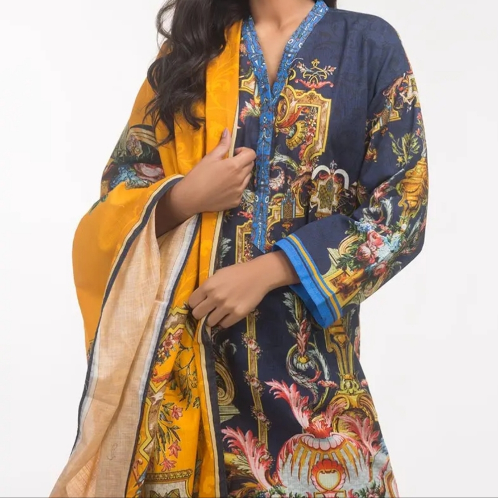 "SALE"Gulahmed Ideas Pret Khaddar 3piece suit